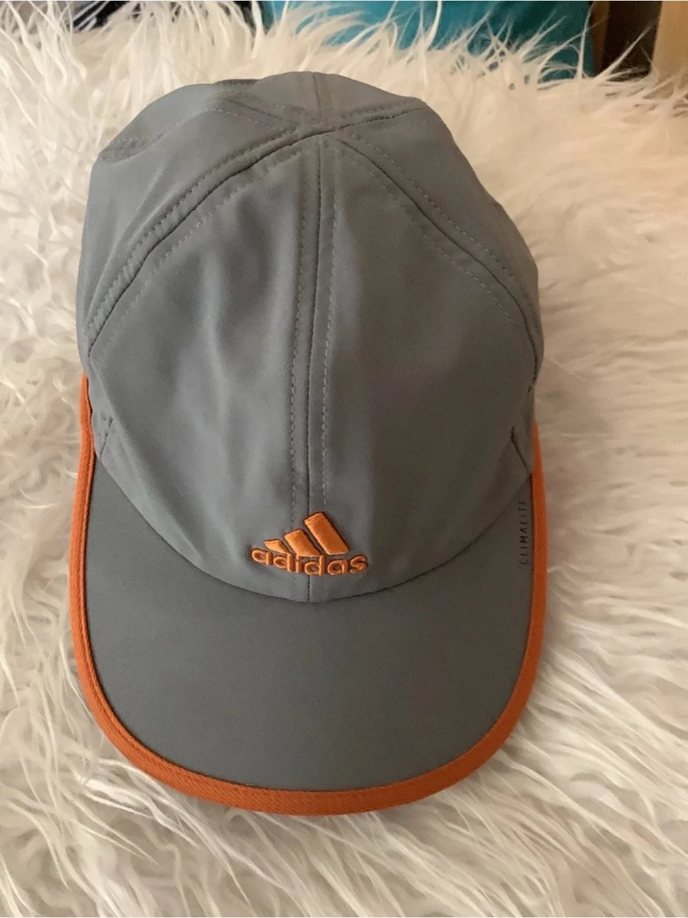 adidas Gray & Orange Trim sports cap